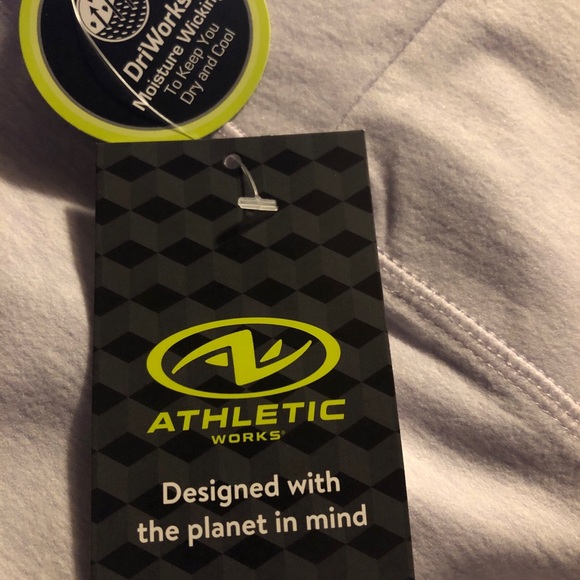 ATHLETIC WORKS Womens Leggings Size XL 16-18 Pale Lavender Soft Stretch NWOT - Picture 6 of 9